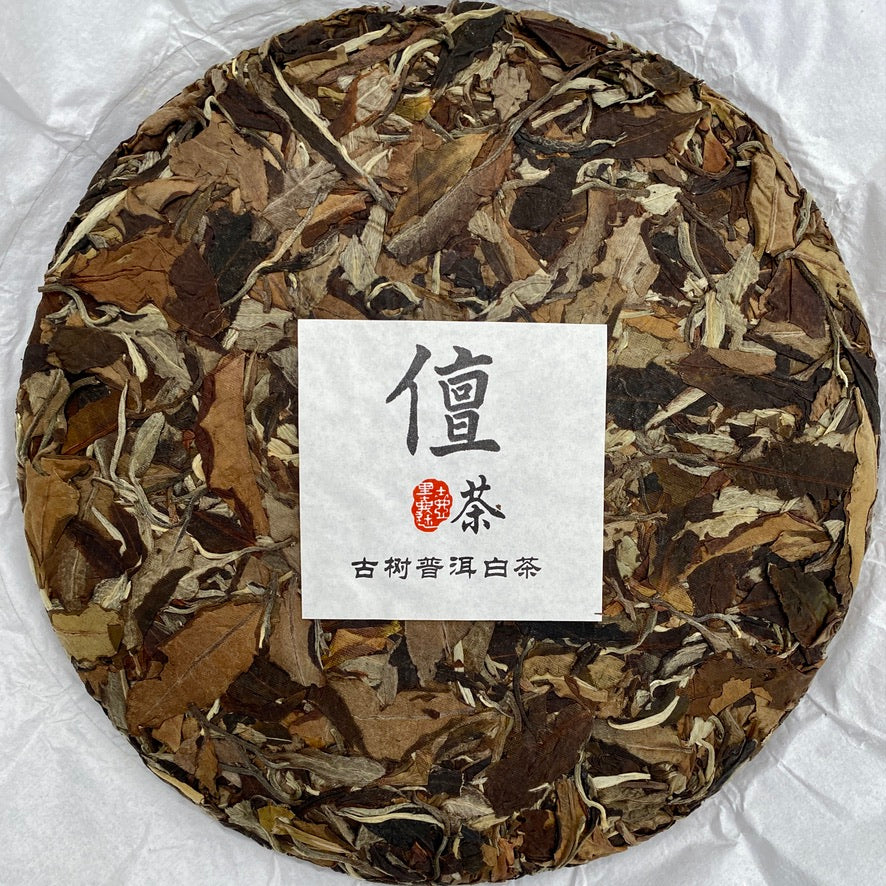 2021 Nanlie Gu Shu White Tea Cake from Yunnan