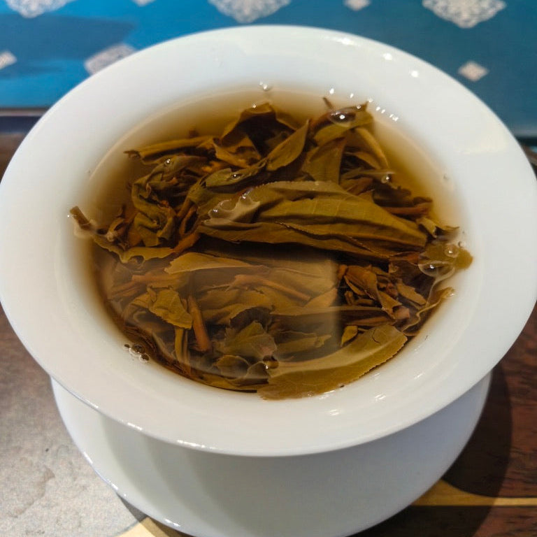 2014 Bulang Arbor King Sheng Pu'er Tea Cake