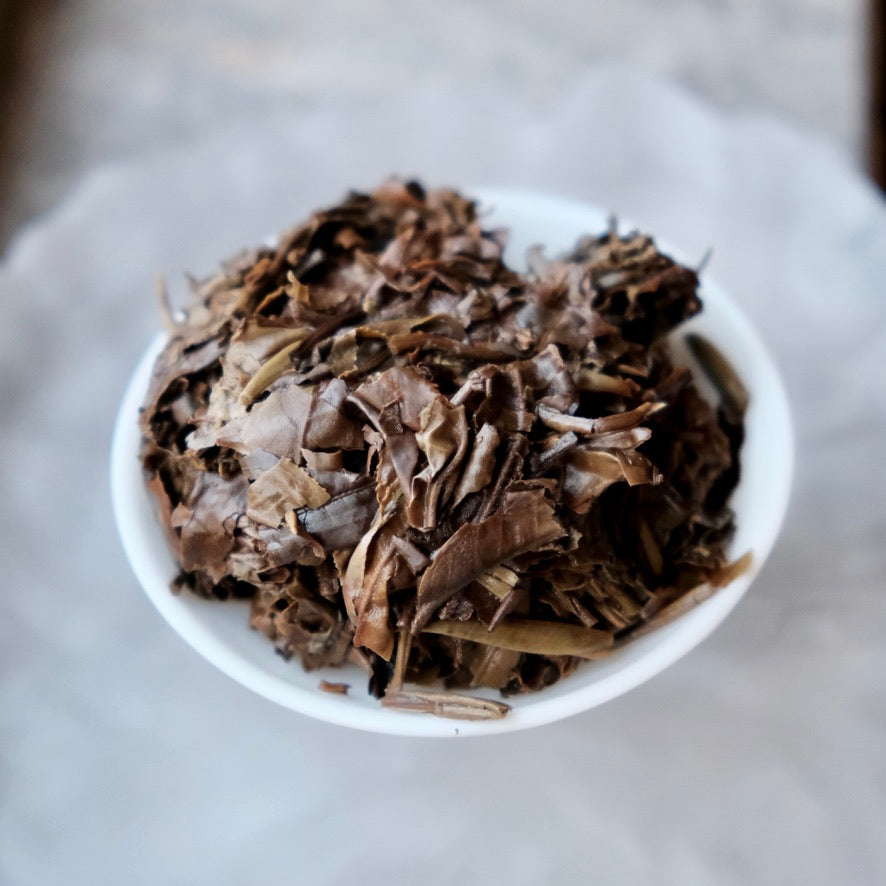 2021 Nanlie Gu Shu White Tea Cake from Yunnan