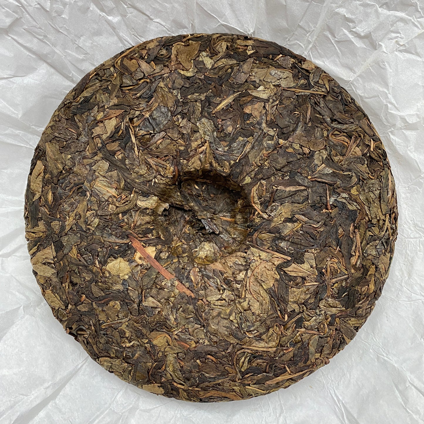 2018 Xigui Gu Shu Huangpian Sheng Pu'er Tea Cake