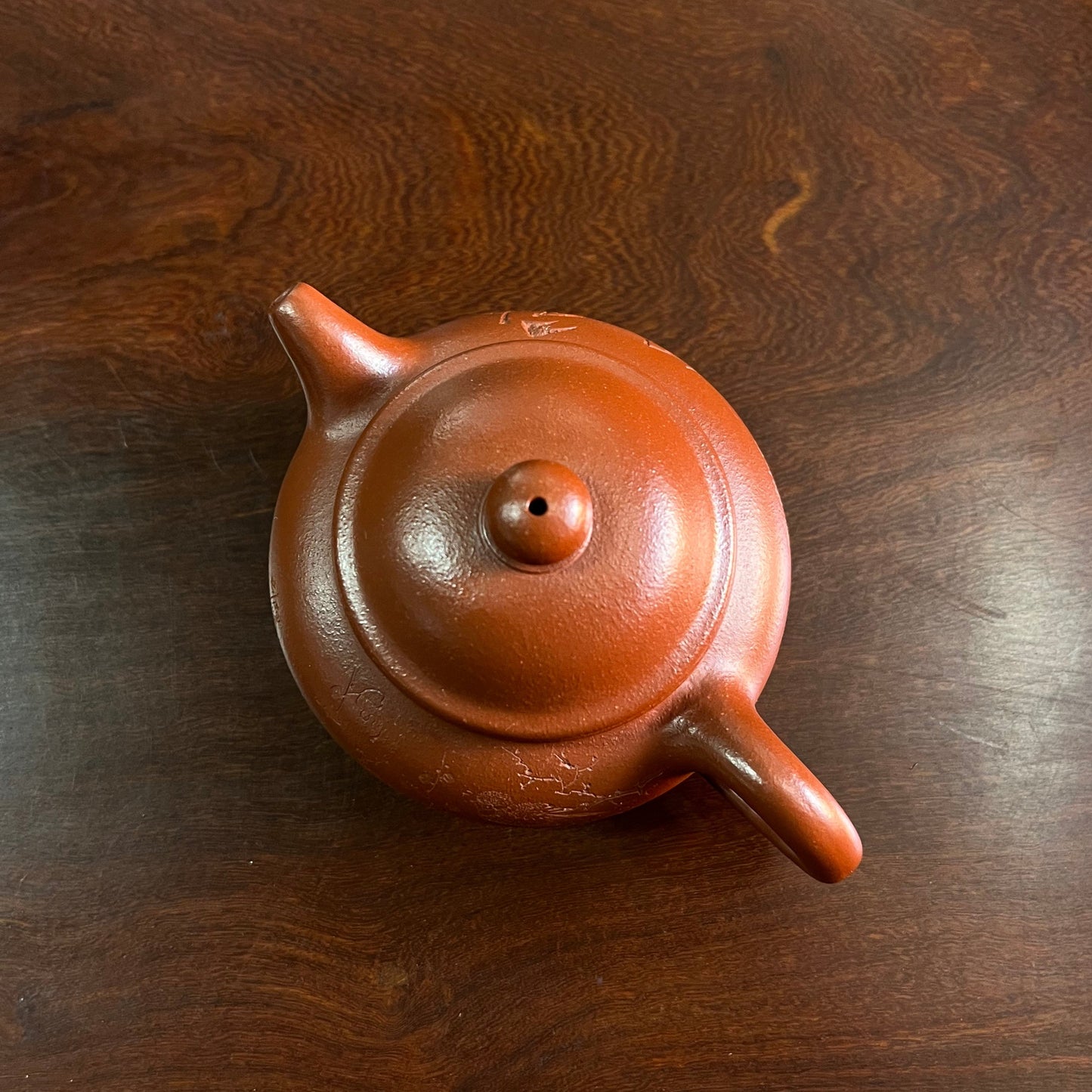 Fang Gu (150 ml) Zhu Ni Yixing Teapot with Carving
