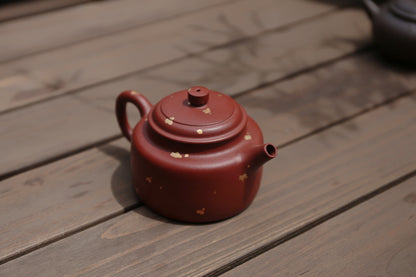 Gold Splashed De Zhong (130ml) Xiao Mei Yao Zhu Ni Yixing Teapot