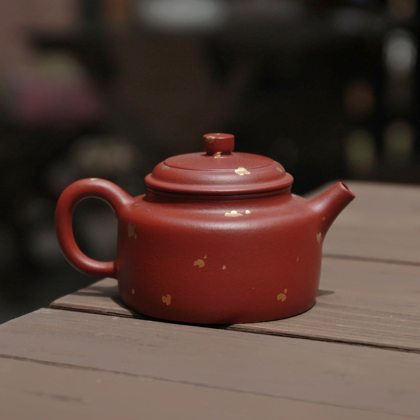 Gold Splashed De Zhong (130ml) Xiao Mei Yao Zhu Ni Yixing Teapot