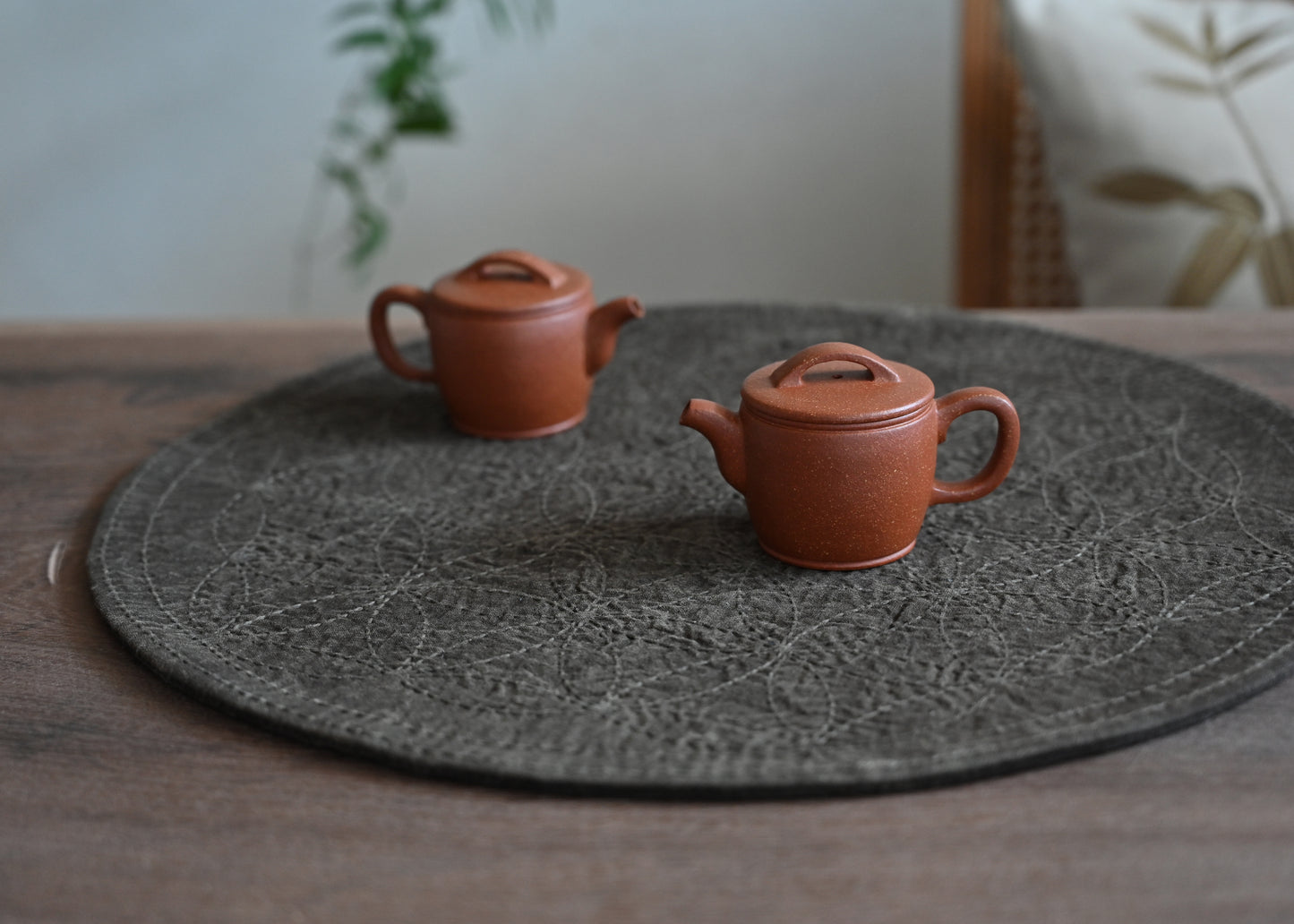 Mini Han Wa (75 ml) Red Jiang Po Ni Clay Yixing Teapot