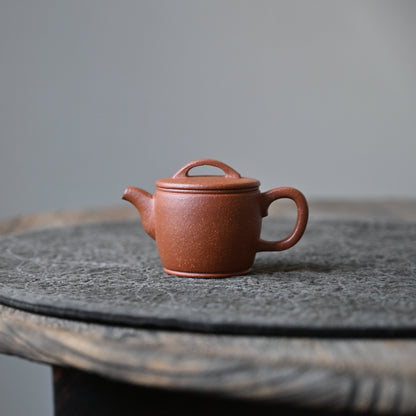 Mini Han Wa (75 ml) Red Jiang Po Ni Clay Yixing Teapot