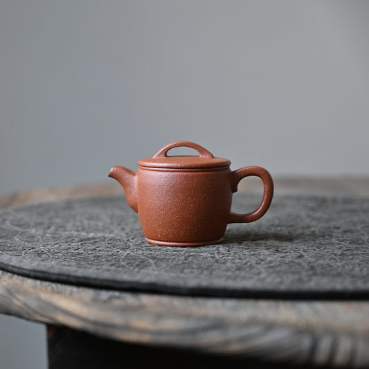 Mini Han Wa (75 ml) Red Jiang Po Ni Clay Yixing Teapot