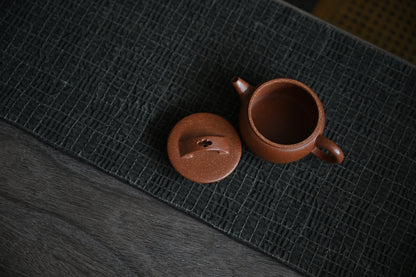 Han Wa (120ml) Red Jiang Po Ni Clay Yixing Teapot