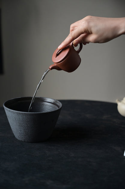 Mini Han Wa (75 ml) Red Jiang Po Ni Clay Yixing Teapot