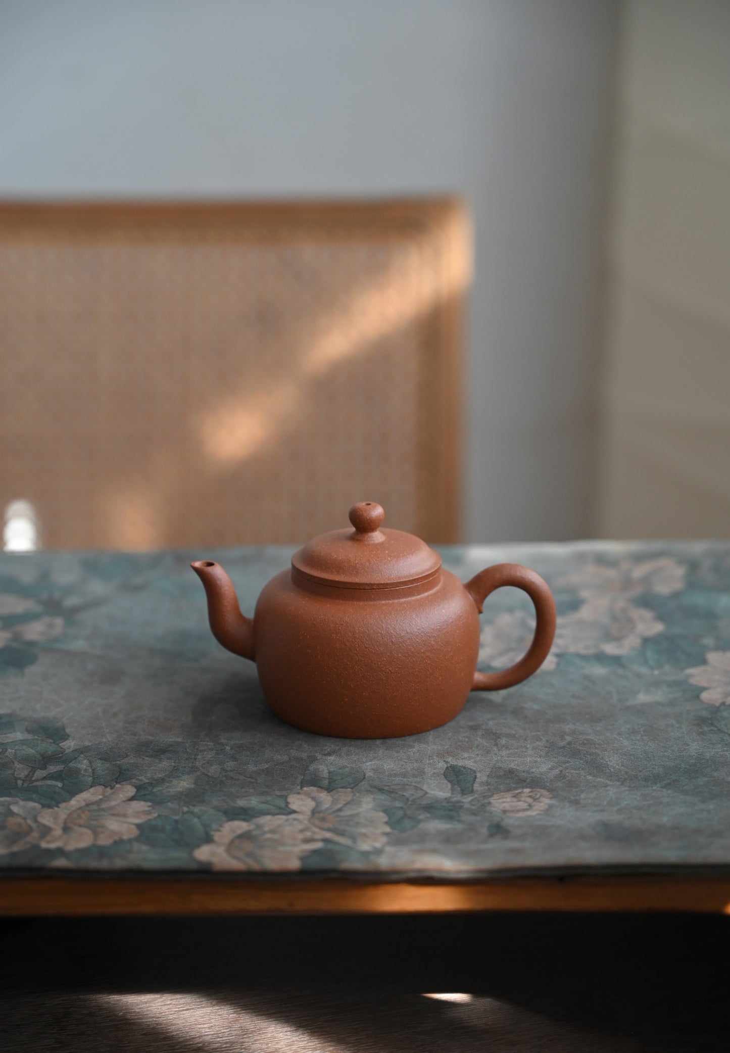 Gong Deng (150 ml) Red Jiang Po Ni Clay Yixing Teapot