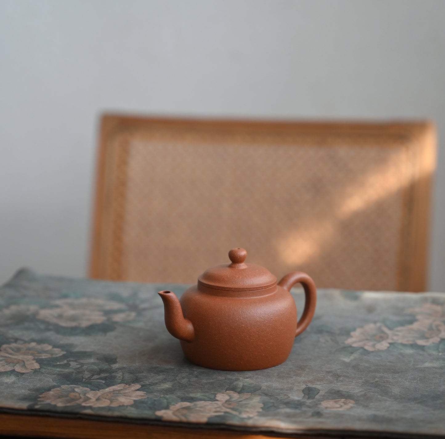 Gong Deng (150 ml) Red Jiang Po Ni Clay Yixing Teapot